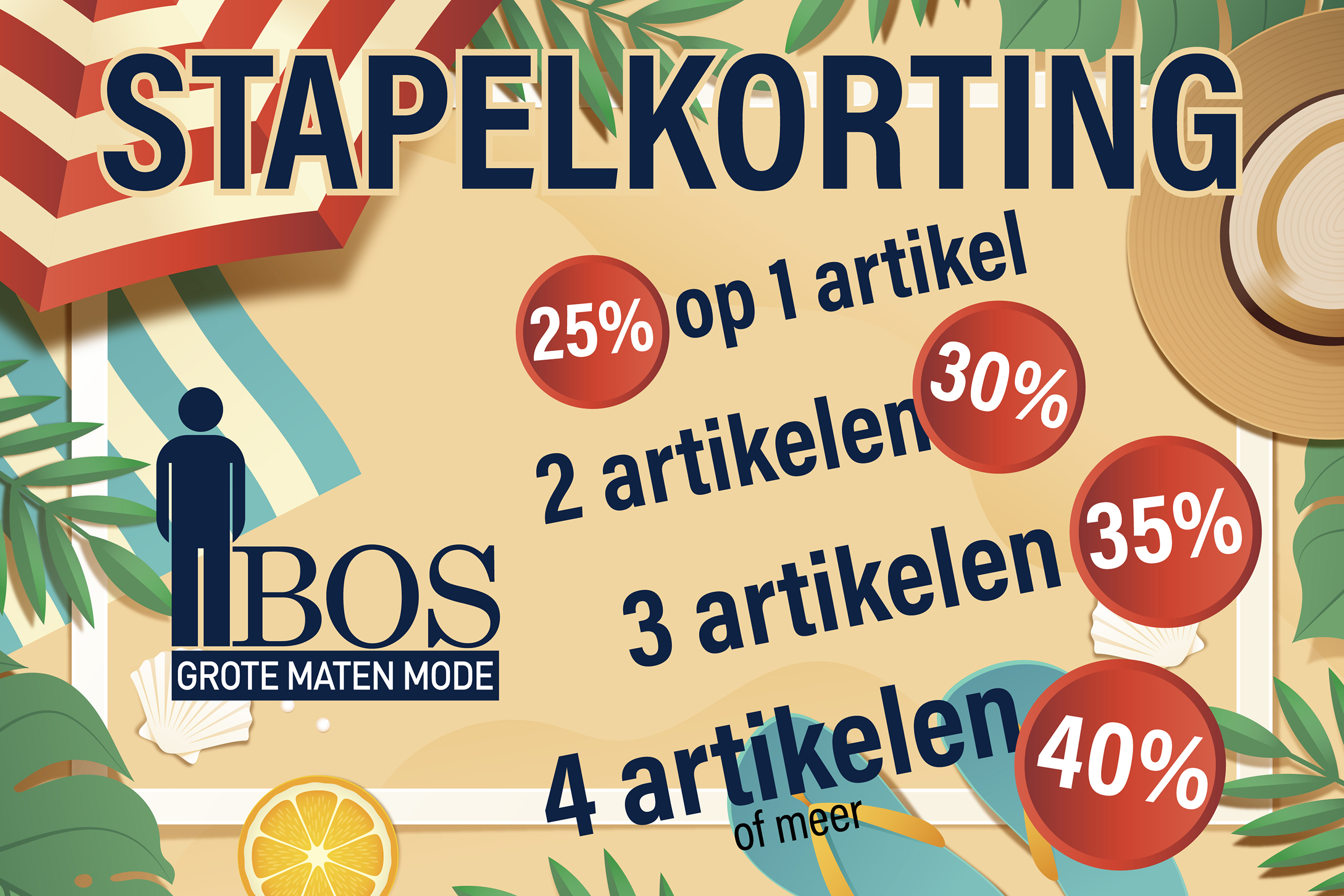Stapelkorting zomer 2025